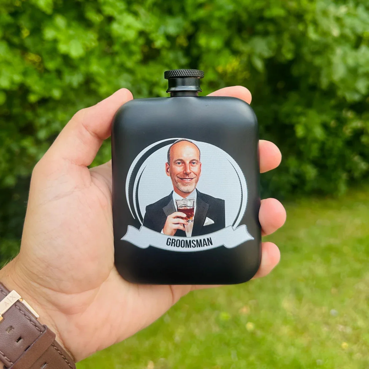 Groomsman Grins Flask - Image 7
