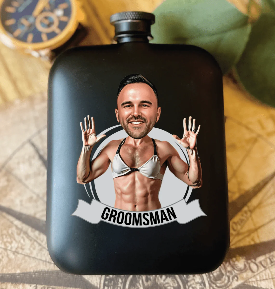 Groomsman Grins Flask - Image 9