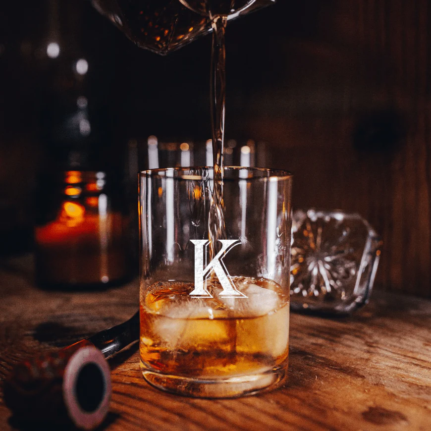 Gold Rimmed Whiskey Glass Set - Image 7