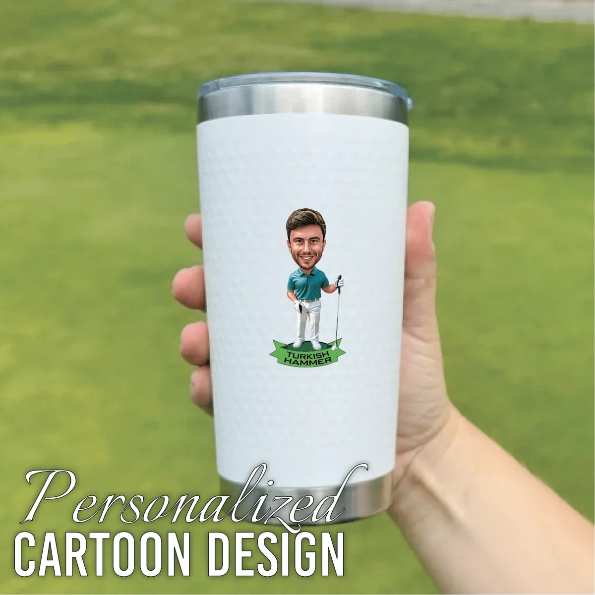 Tee Time Golf Tumbler - Image 3