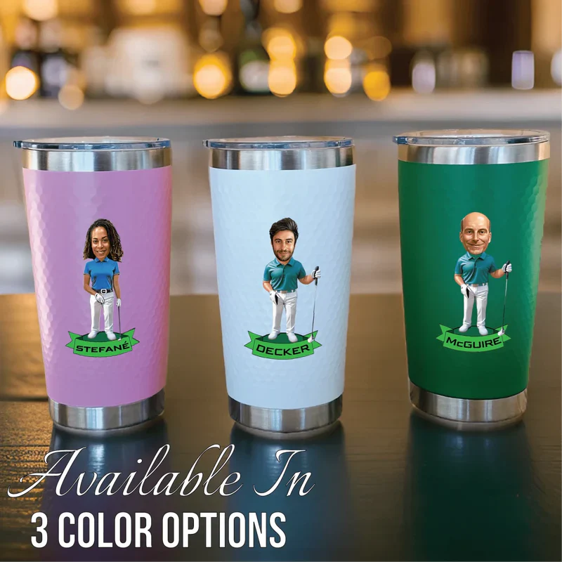 Tee Time Golf Tumbler - Image 7