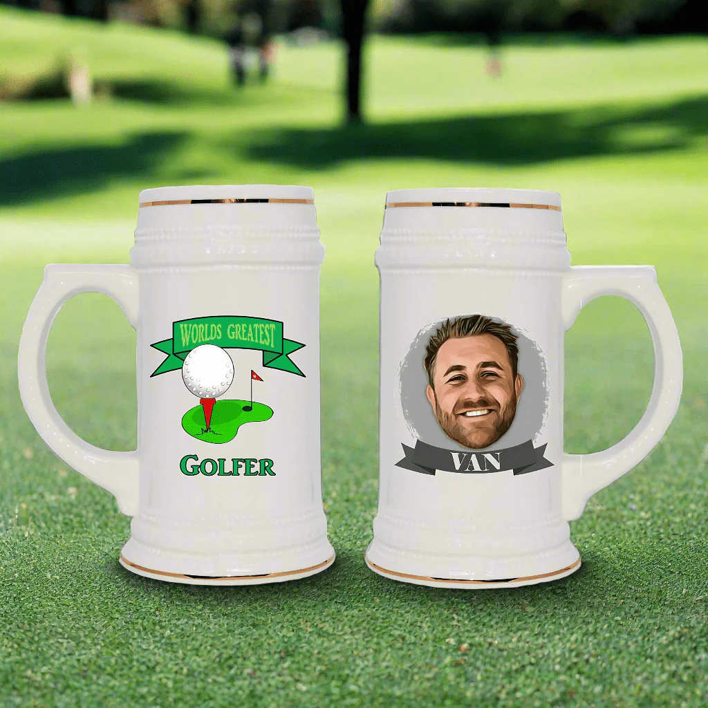 Golf Beer Mug - Image 2