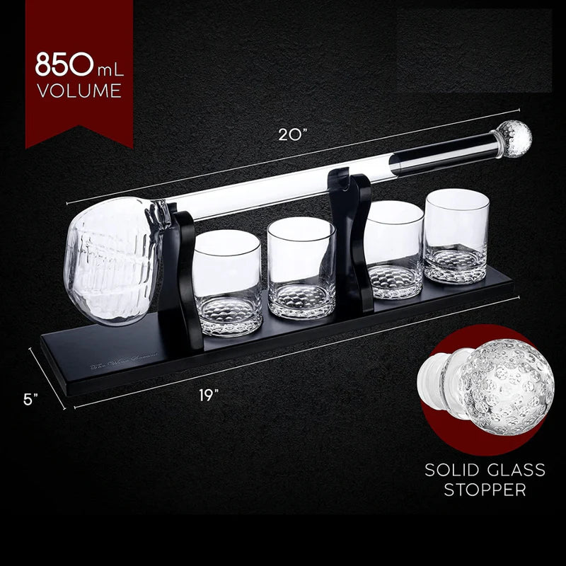 Custom Personalized Golf Club Whiskey Decanter - Image 7