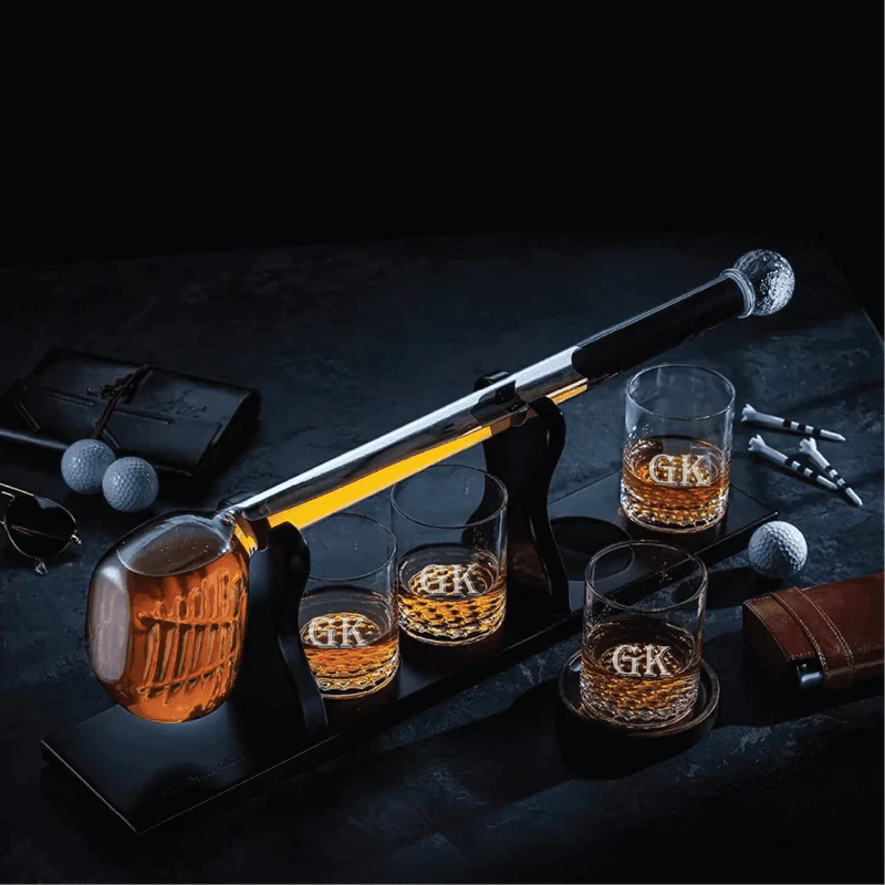 Custom Personalized Golf Club Whiskey Decanter - Image 8