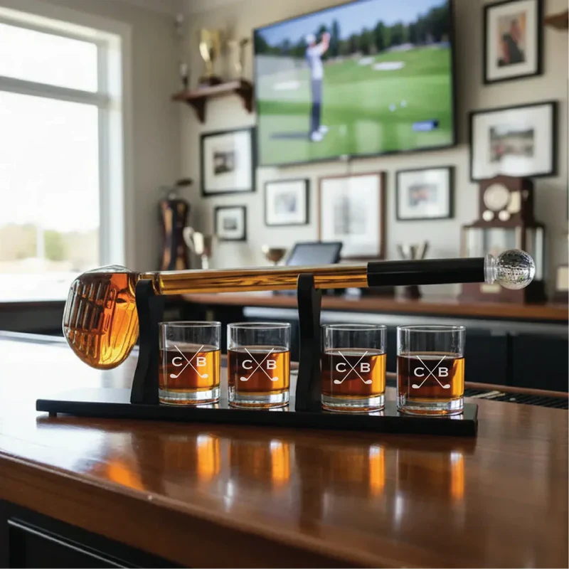 Custom Personalized Golf Club Whiskey Decanter - Image 9