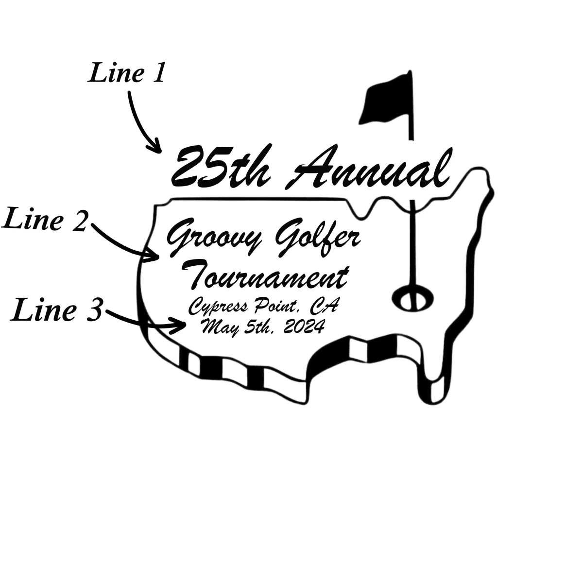 Golf Outing Can Cooler - Image 3