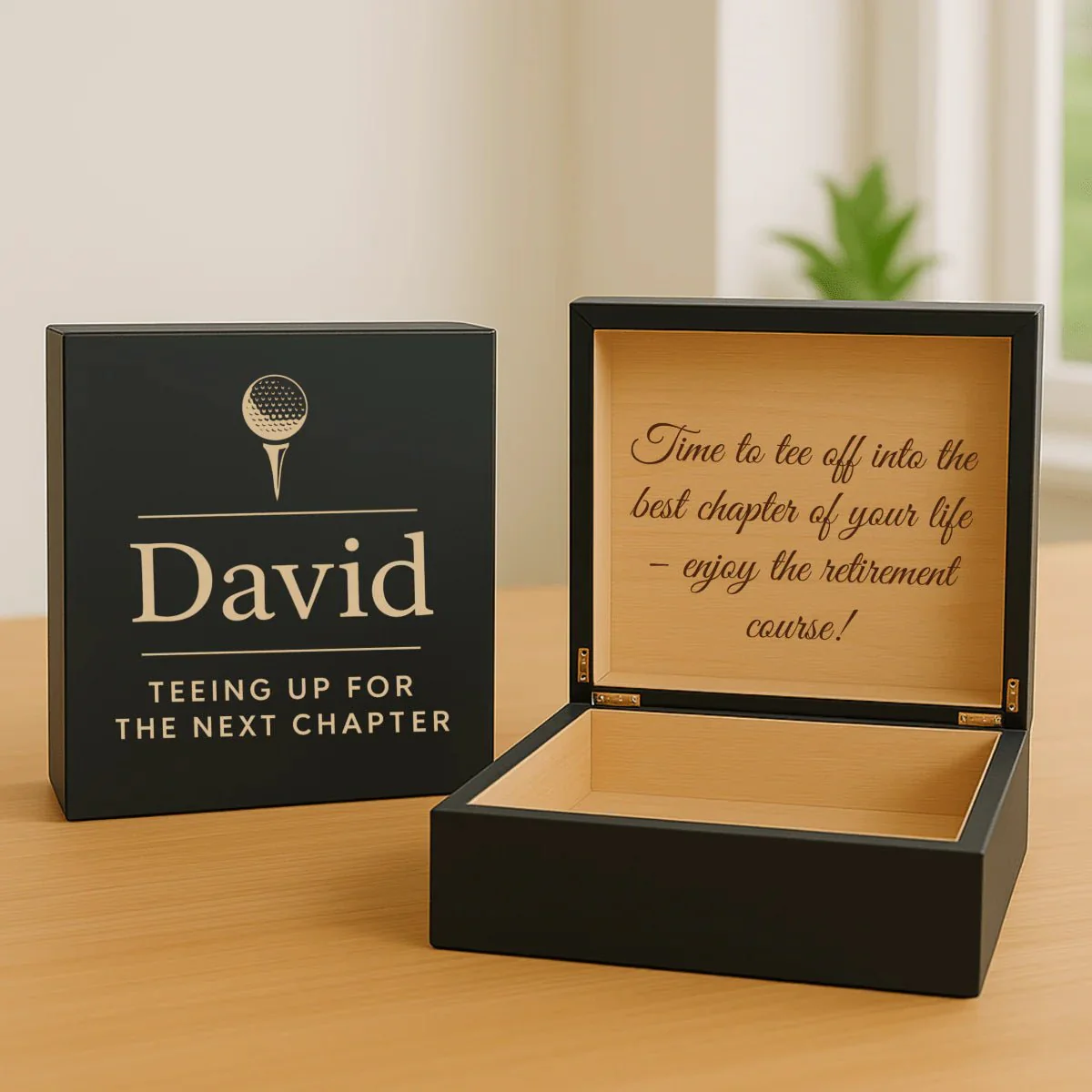 Golf Retirement Keepsake Box - Image 5