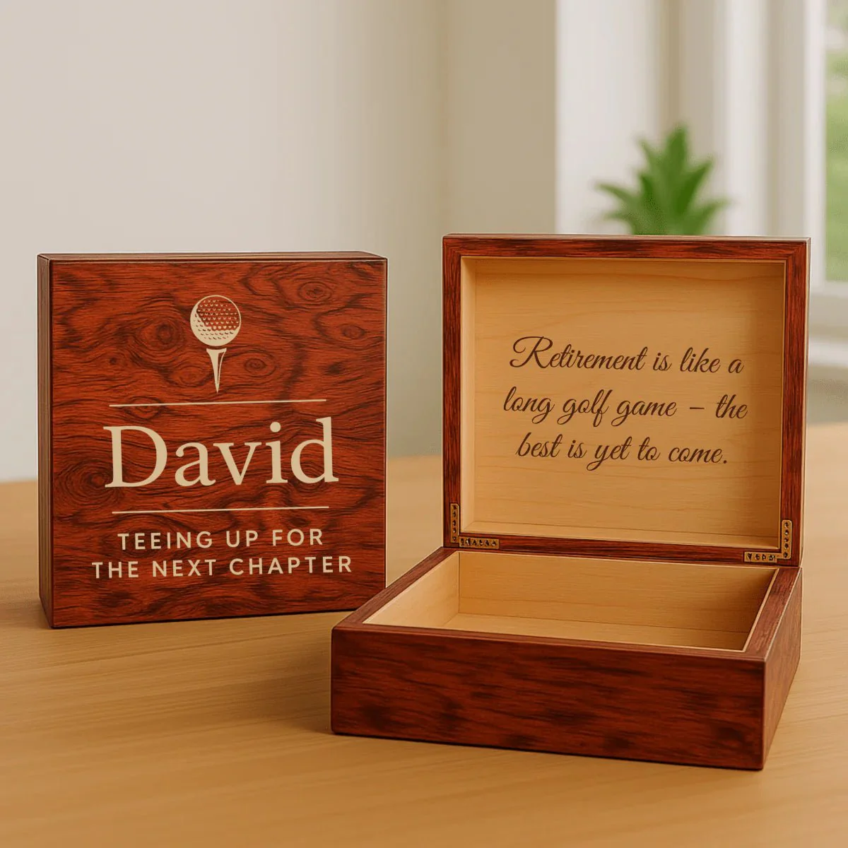 Golf Retirement Keepsake Box - Image 6