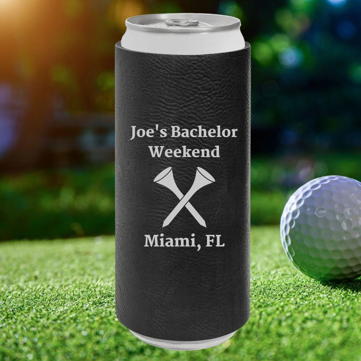 Golfing Bachelor Party Can Cooler - Image 3