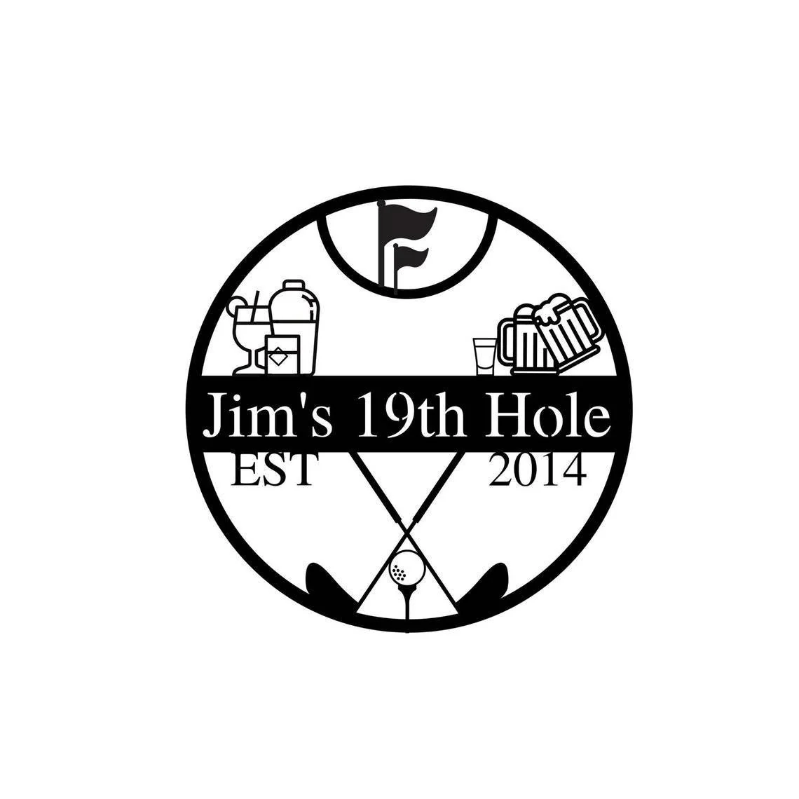 19th Hole Pub Sign - Image 3