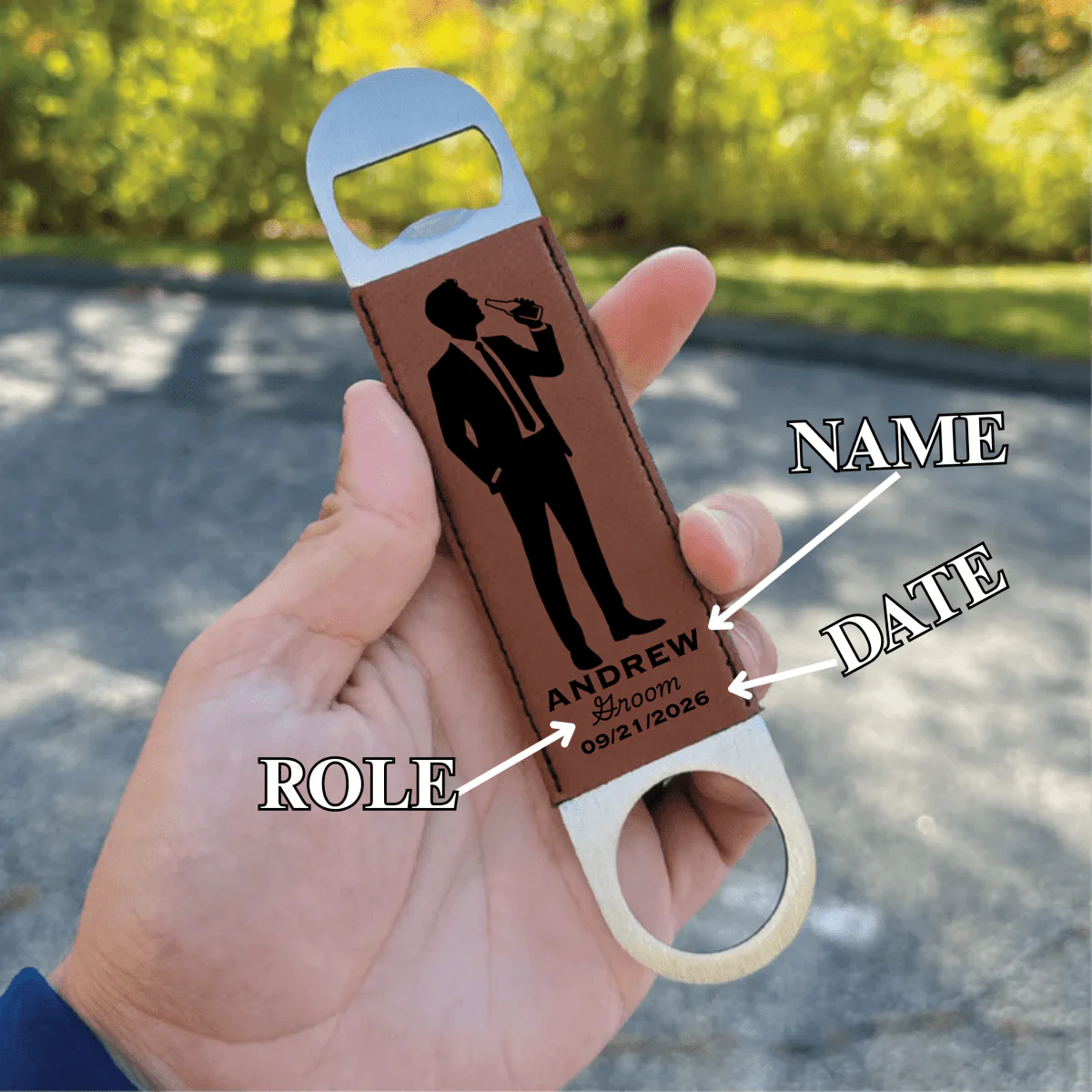 Grooms Crew Bottle Opener - Image 2
