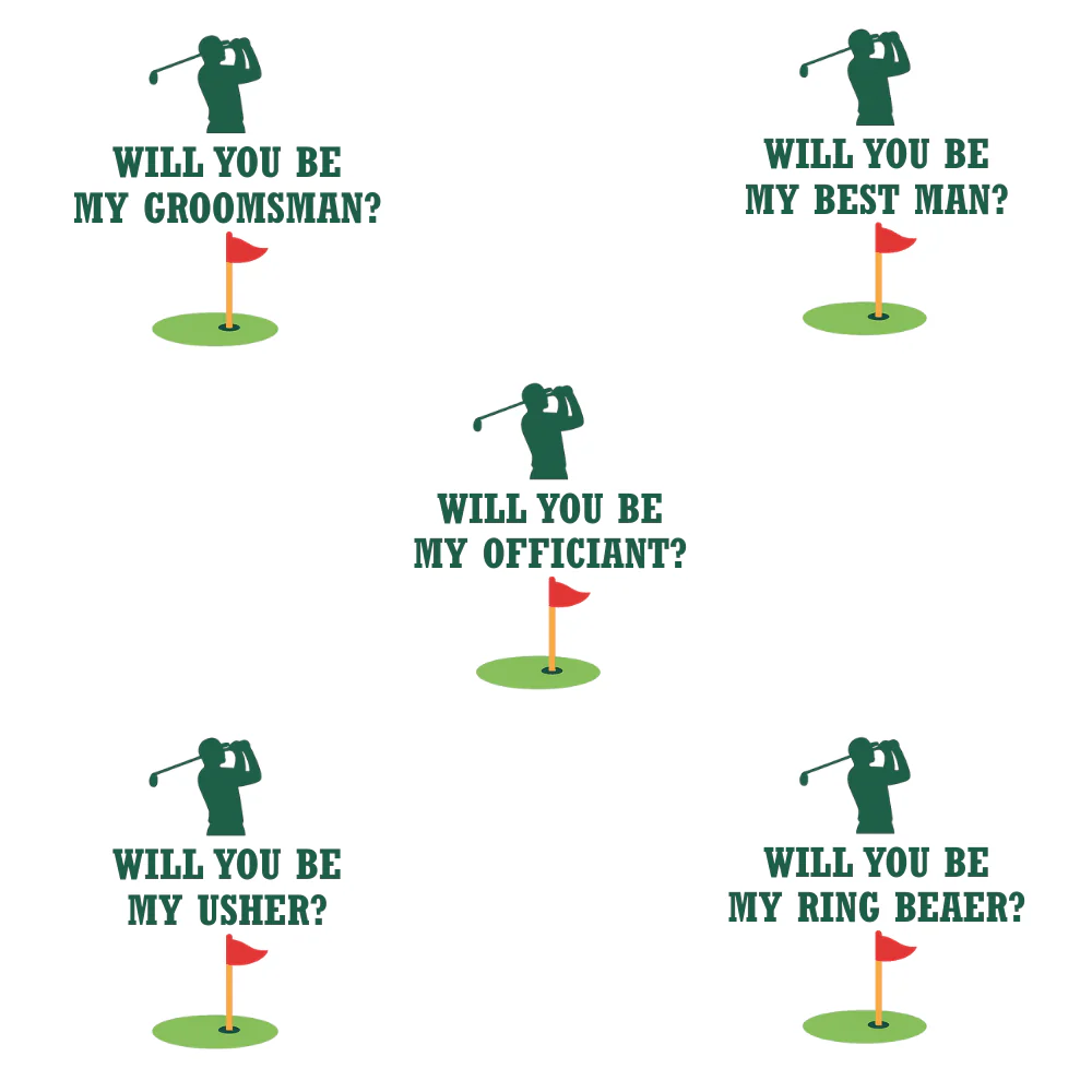 Groomsman Proposal Golf Balls - Image 6