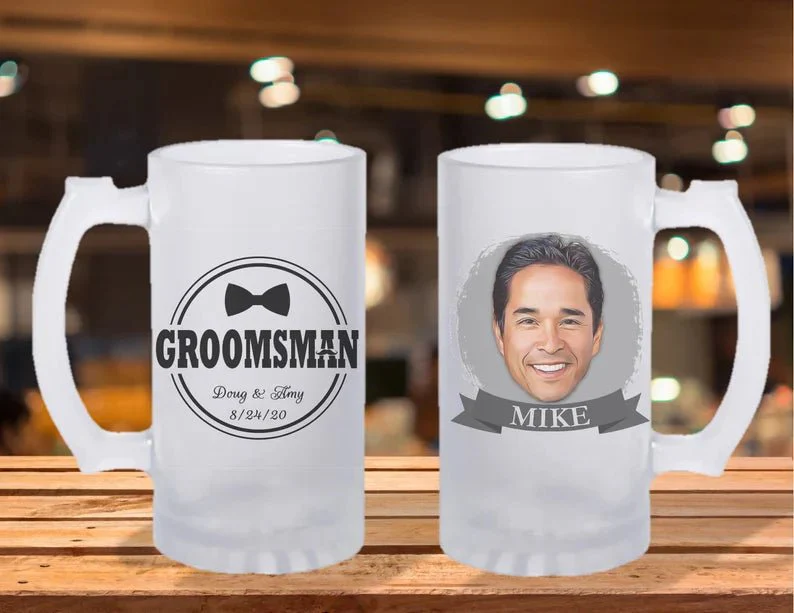 Groomsmen Beer Mug - Image 3
