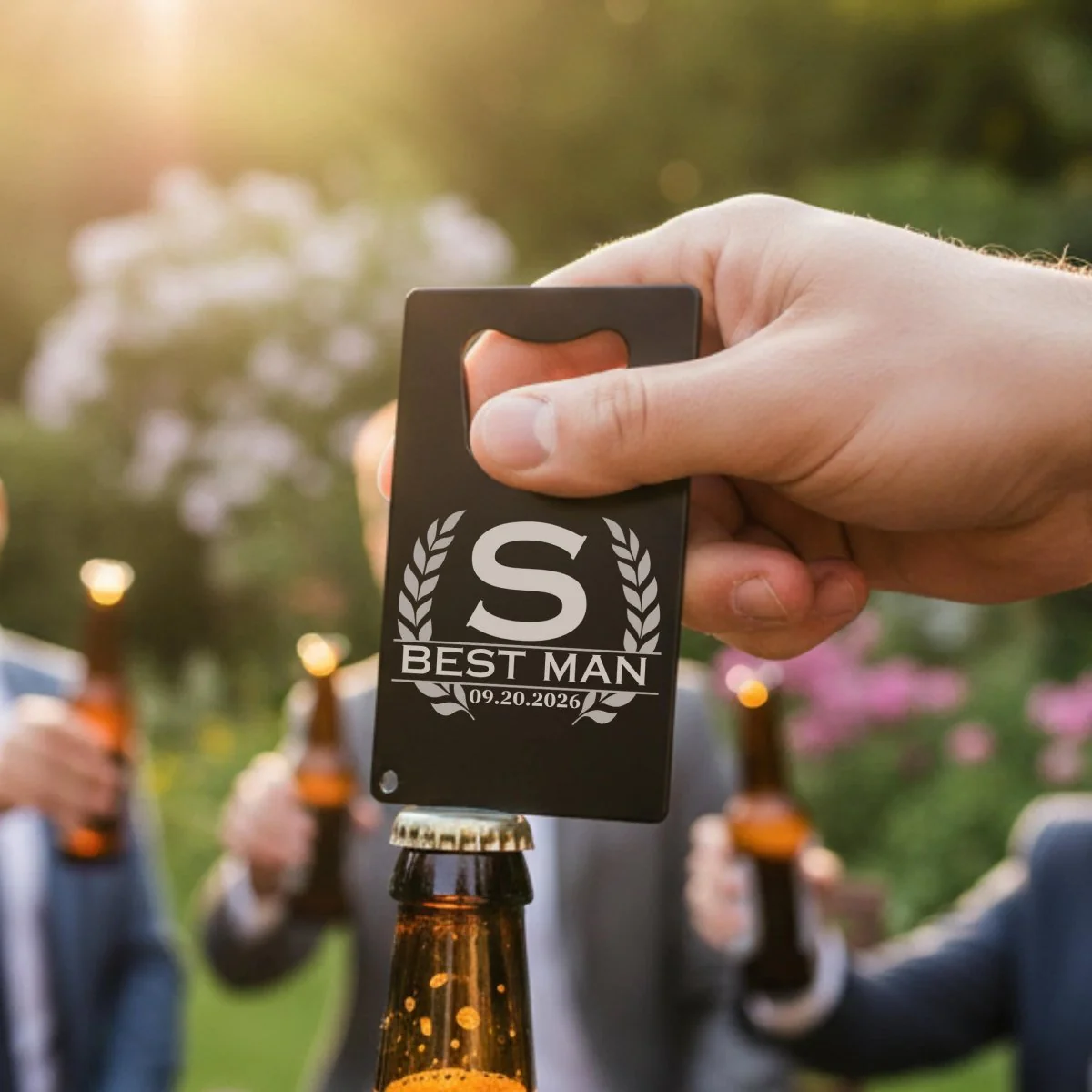 Groomsmen Card Bottle Opener - Image 3
