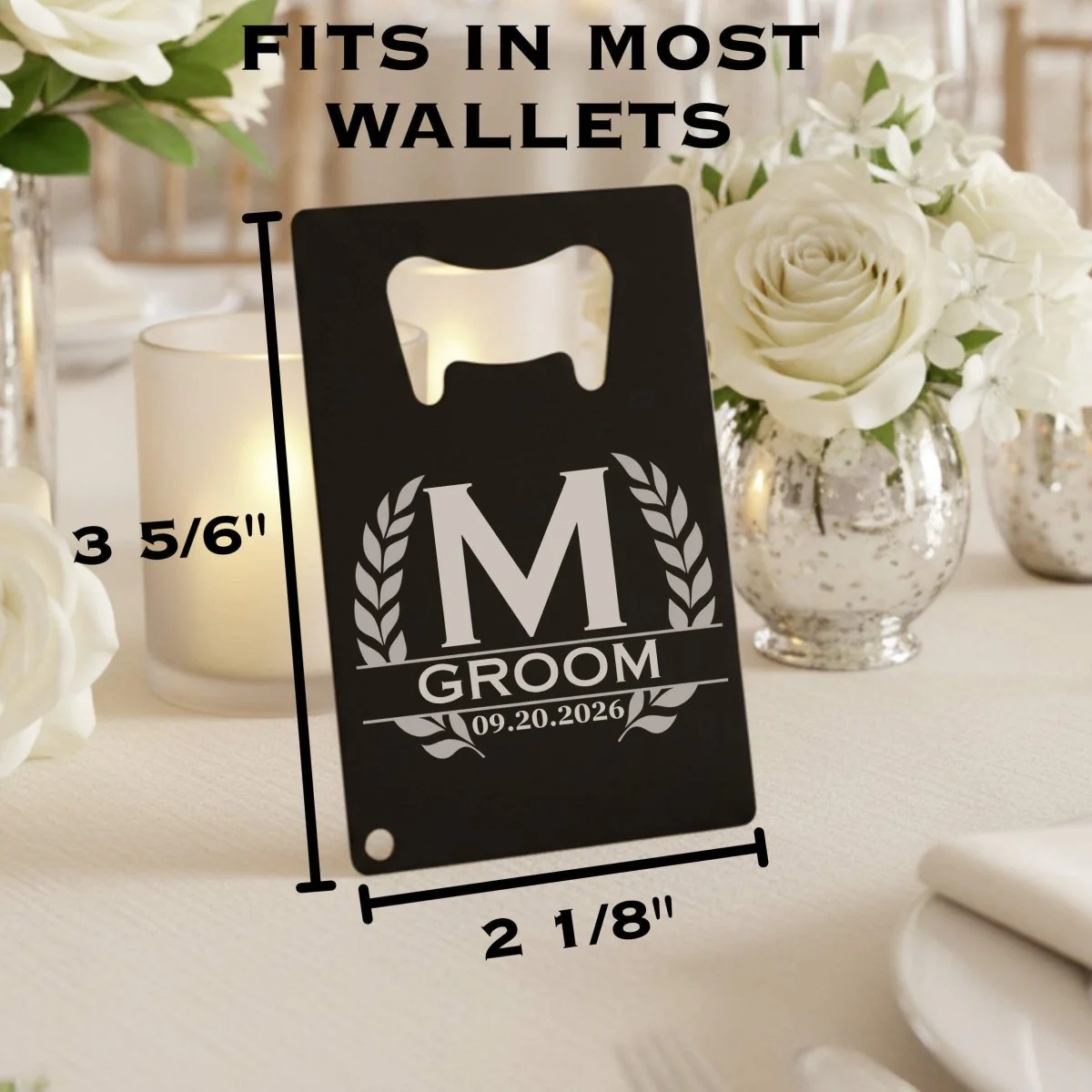 Groomsmen Card Bottle Opener - Image 4