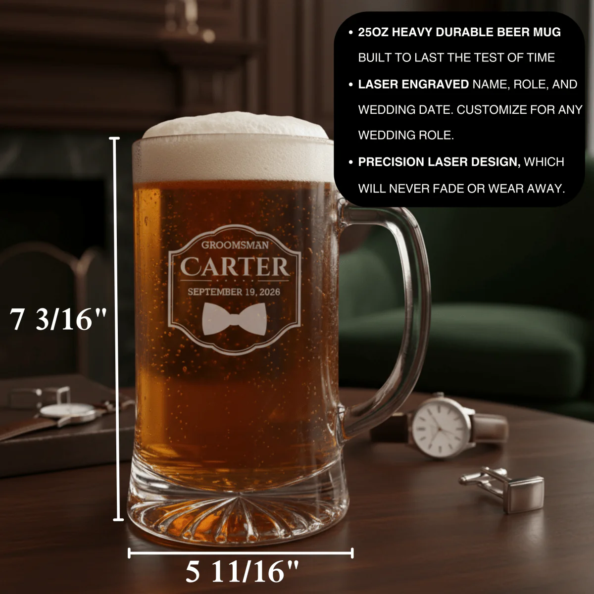 Groomsmen Custom Brew Mug - Image 3