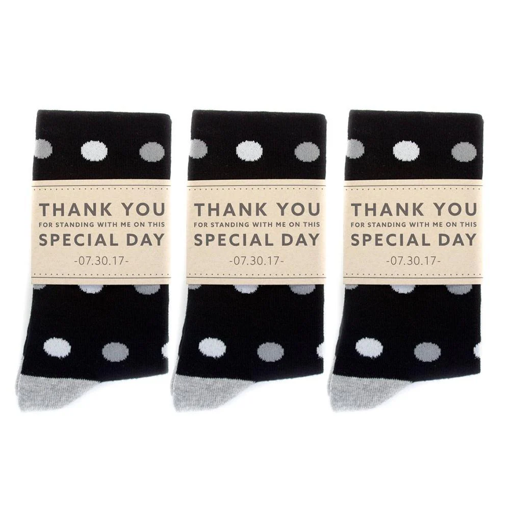 Grateful Personalized Groomsmen Socks - Image 10