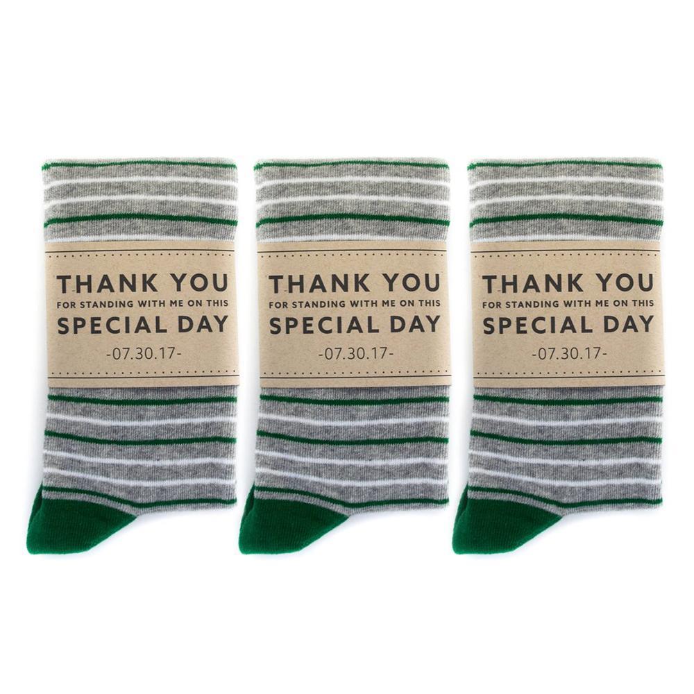 Grateful Personalized Groomsmen Socks - Image 13
