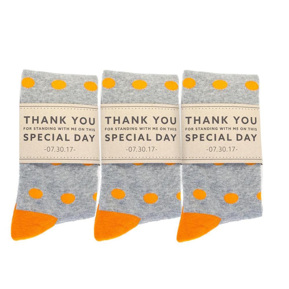 Grateful Personalized Groomsmen Socks - Image 2