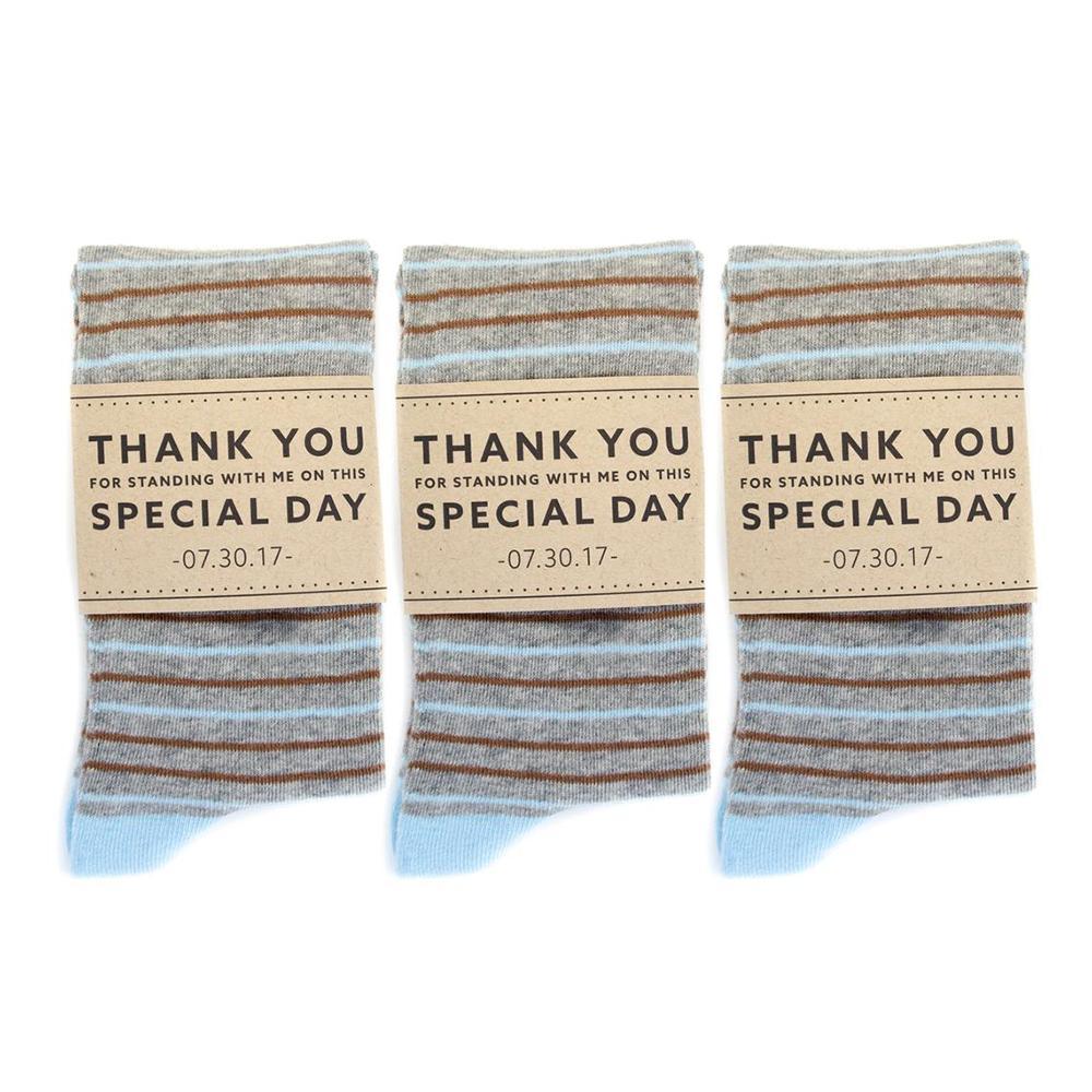 Grateful Personalized Groomsmen Socks - Image 3