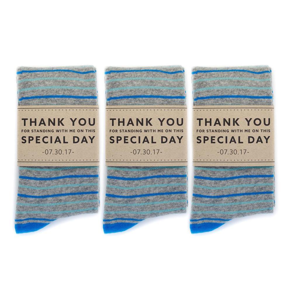 Grateful Personalized Groomsmen Socks - Image 4