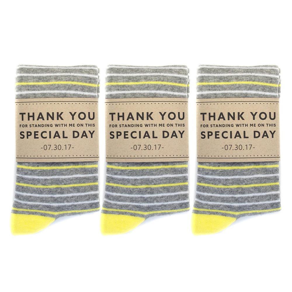 Grateful Personalized Groomsmen Socks - Image 5