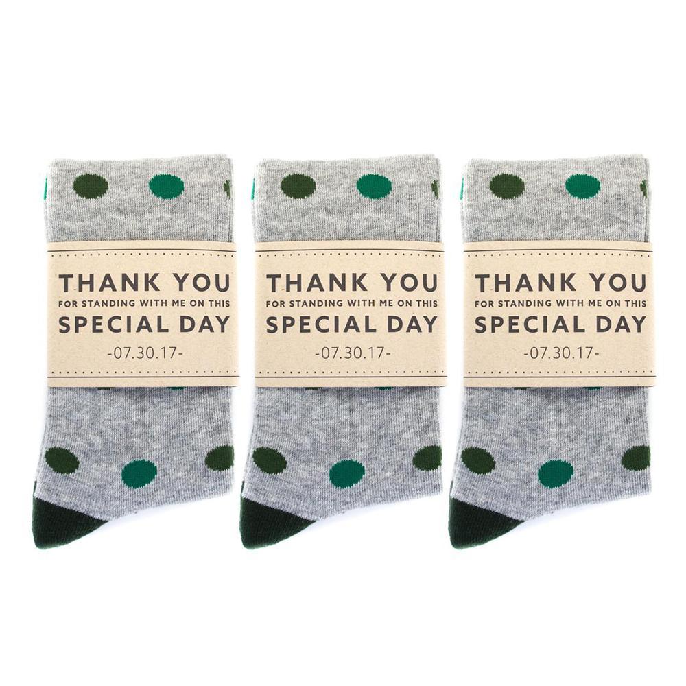 Grateful Personalized Groomsmen Socks - Image 6