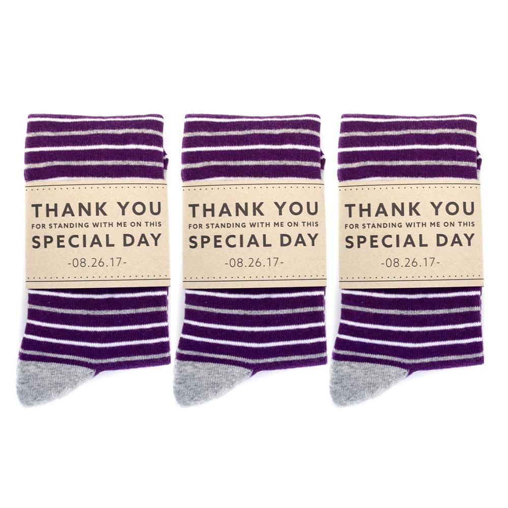 Grateful Personalized Groomsmen Socks - Image 7