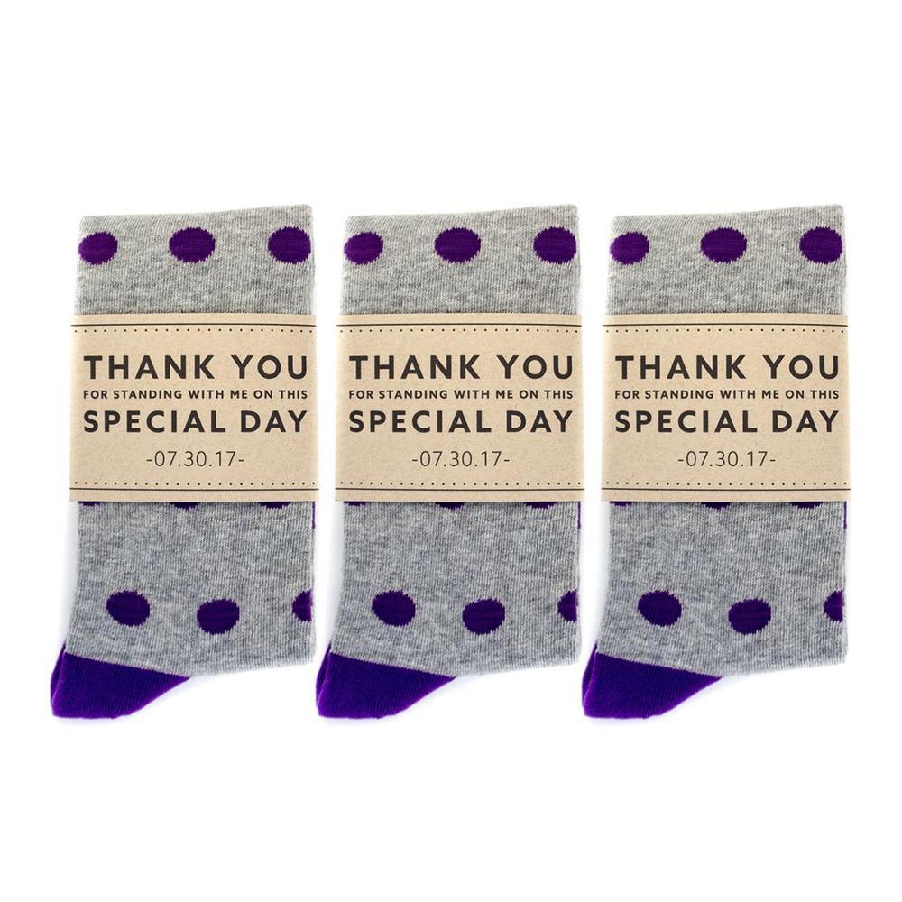 Grateful Personalized Groomsmen Socks - Image 8