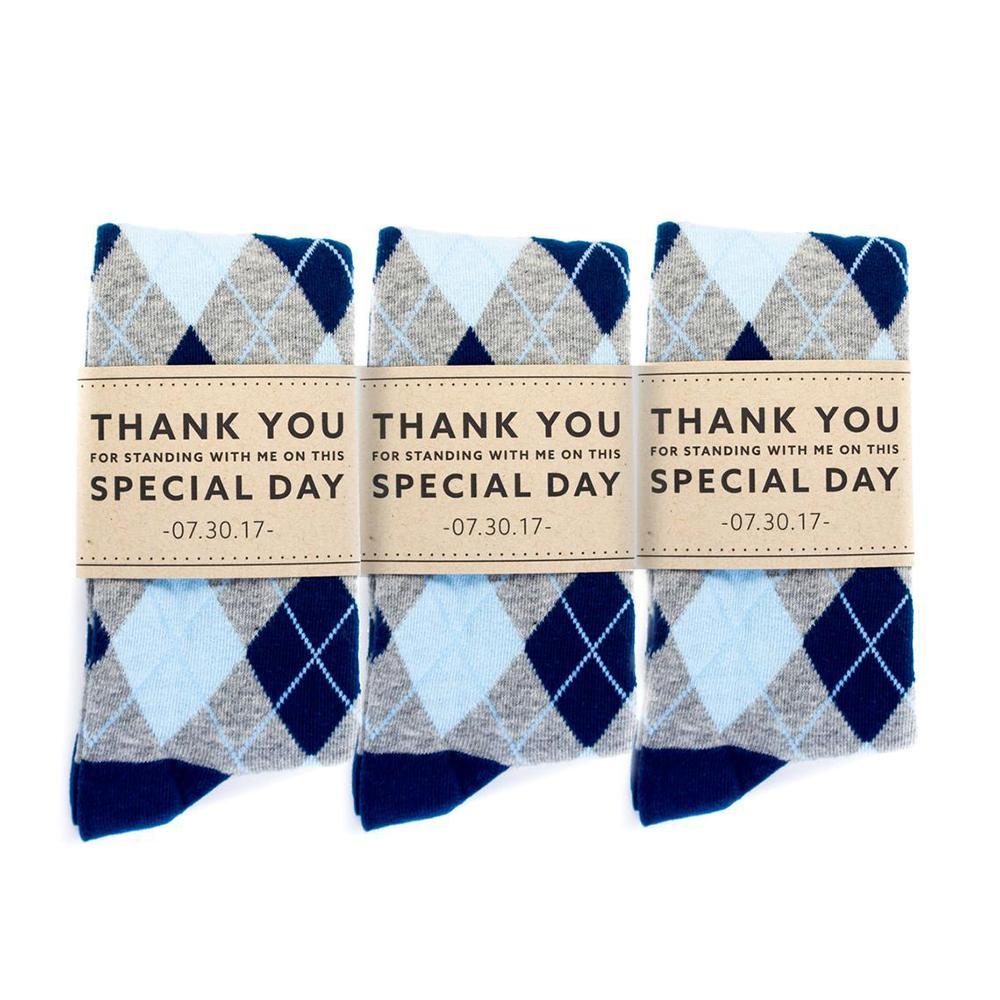 Grateful Personalized Groomsmen Socks - Image 9