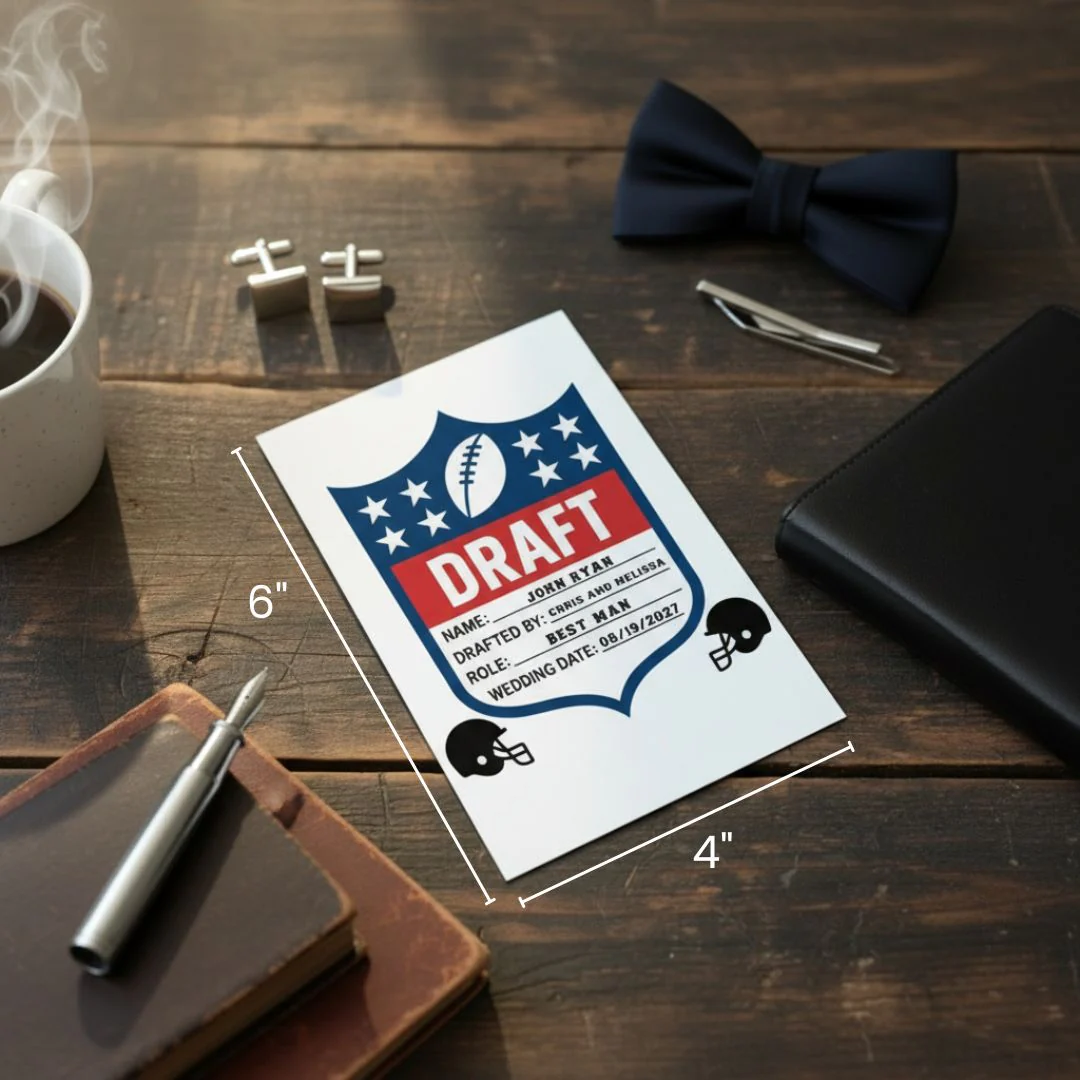 Groomsmen Football Draft Proposal - Image 4