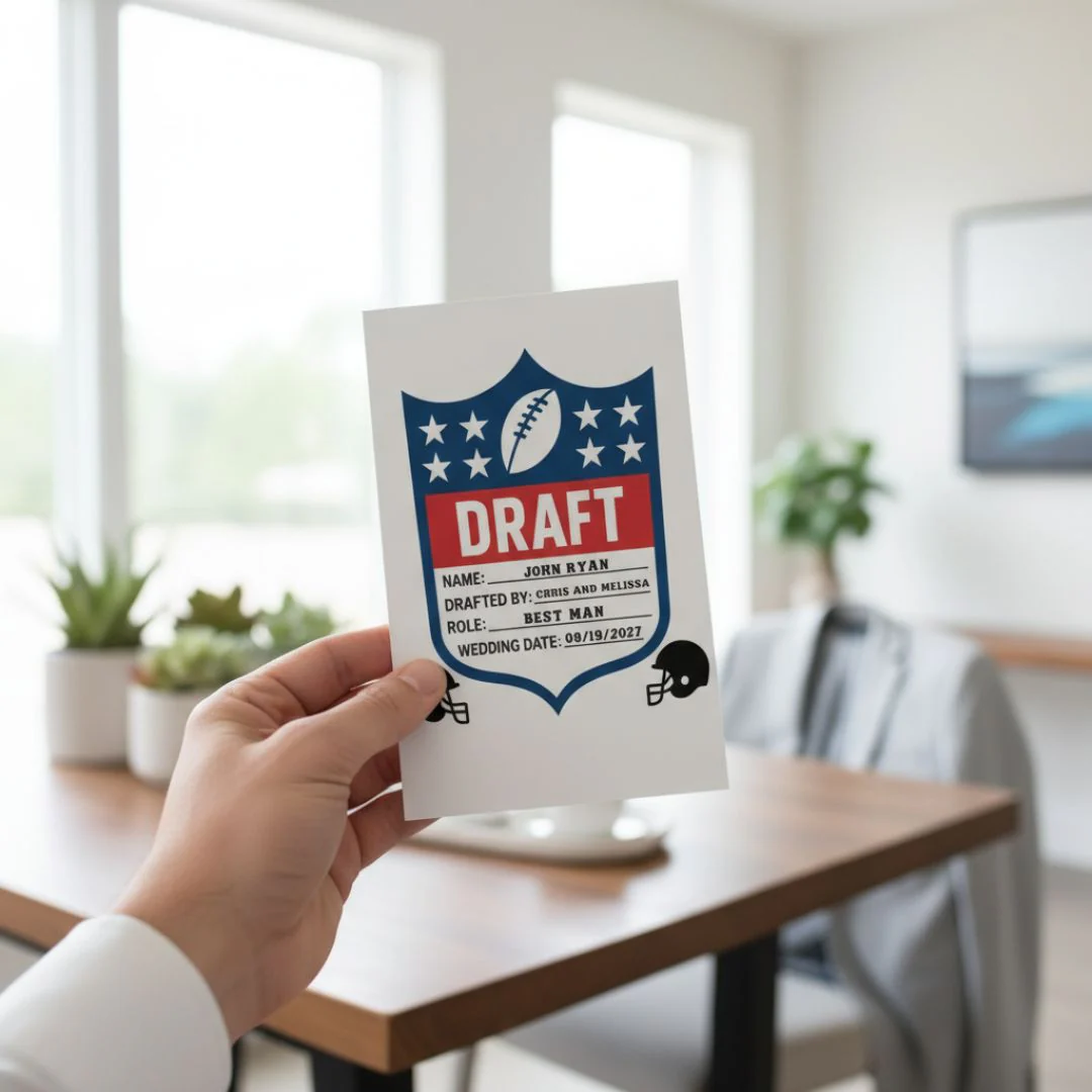 Groomsmen Football Draft Proposal - Image 5