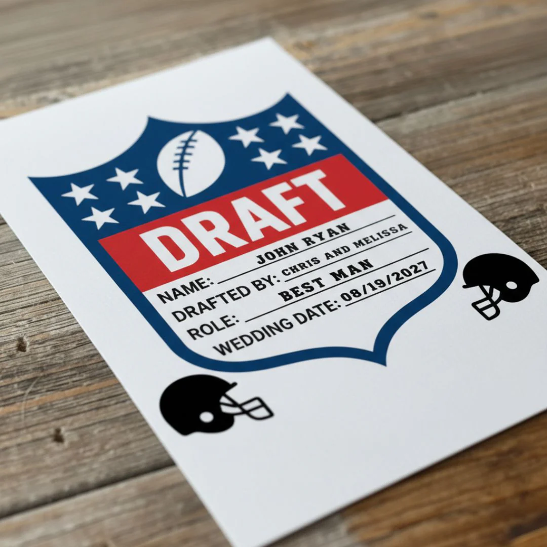 Groomsmen Football Draft Proposal - Image 6
