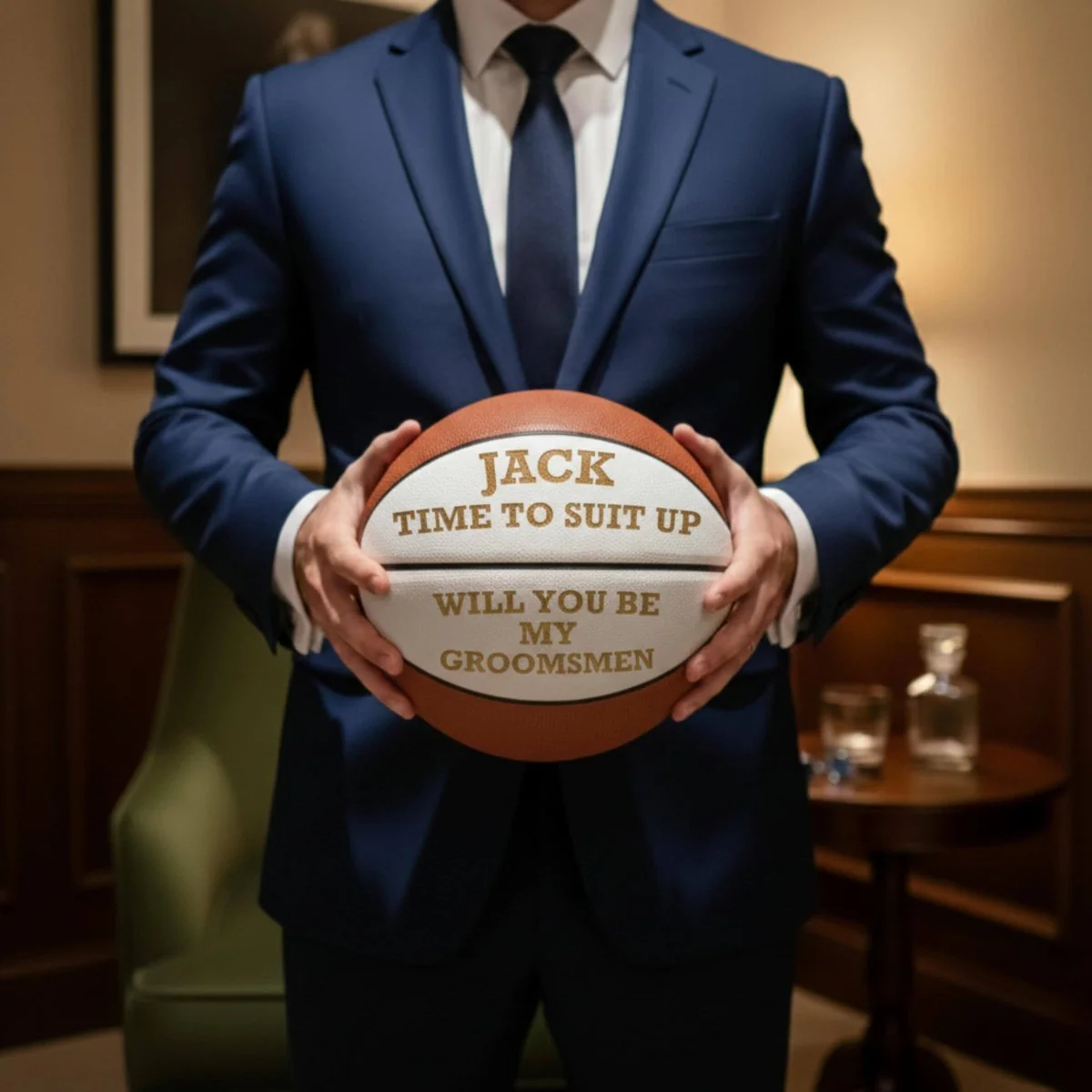 Groomsmen Proposal Basketball - Image 6