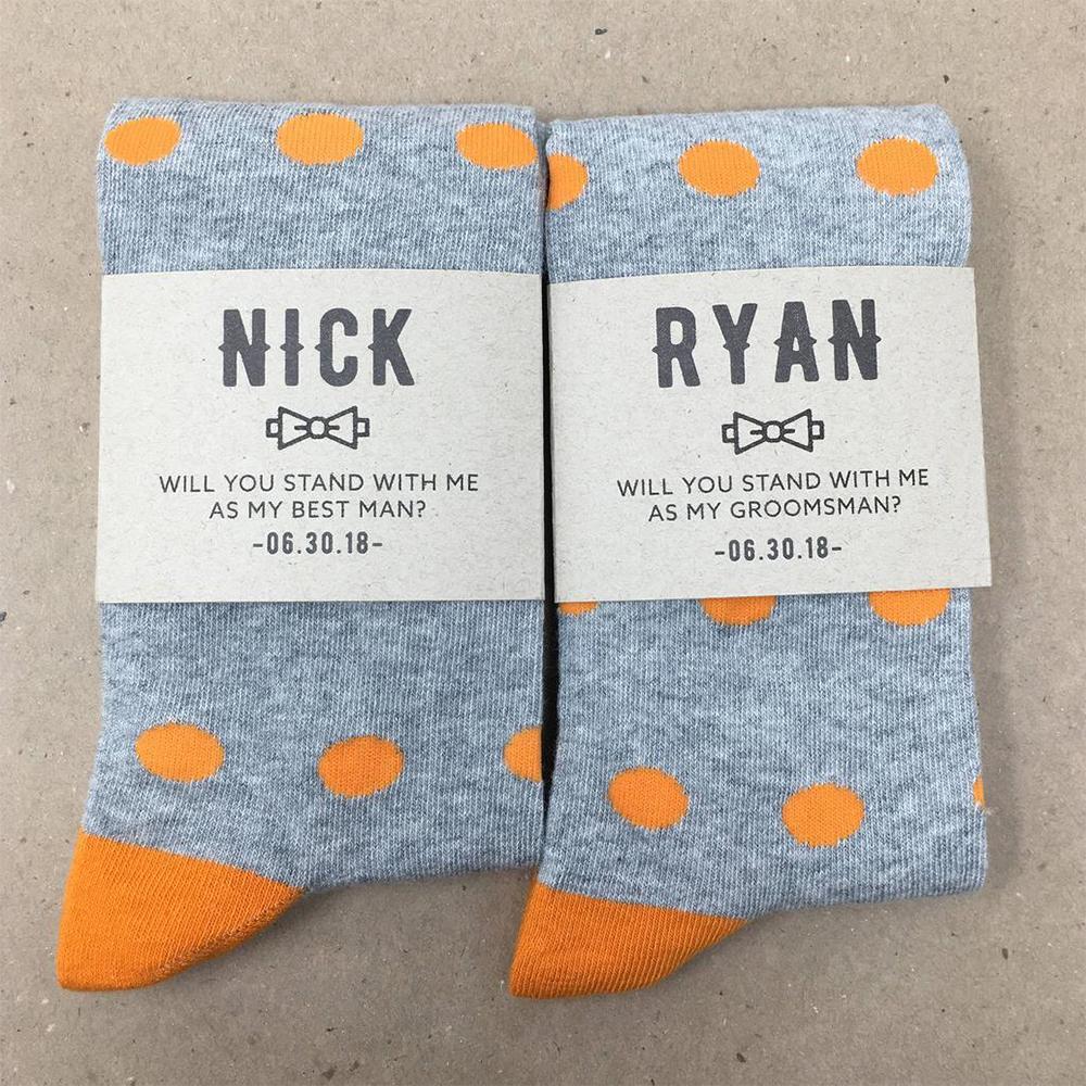 Personalized Groomsmen Proposal Socks - Image 6