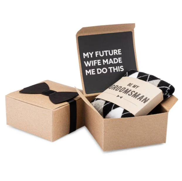 She Made Me Do It Groomsmen Socks - Image 2