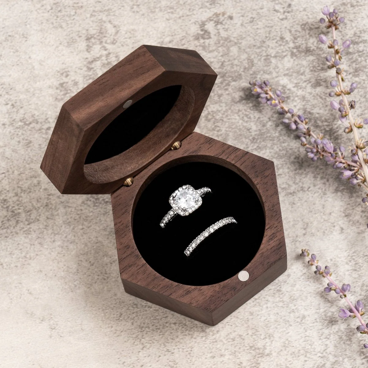 Harmony Hexagon Ring Box - Image 4