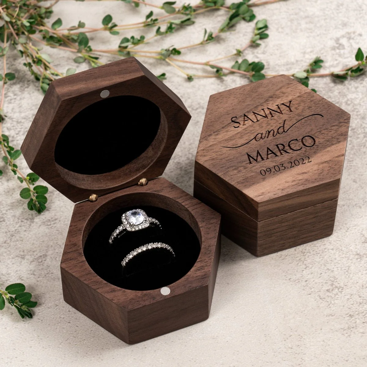 Harmony Hexagon Ring Box - Image 6