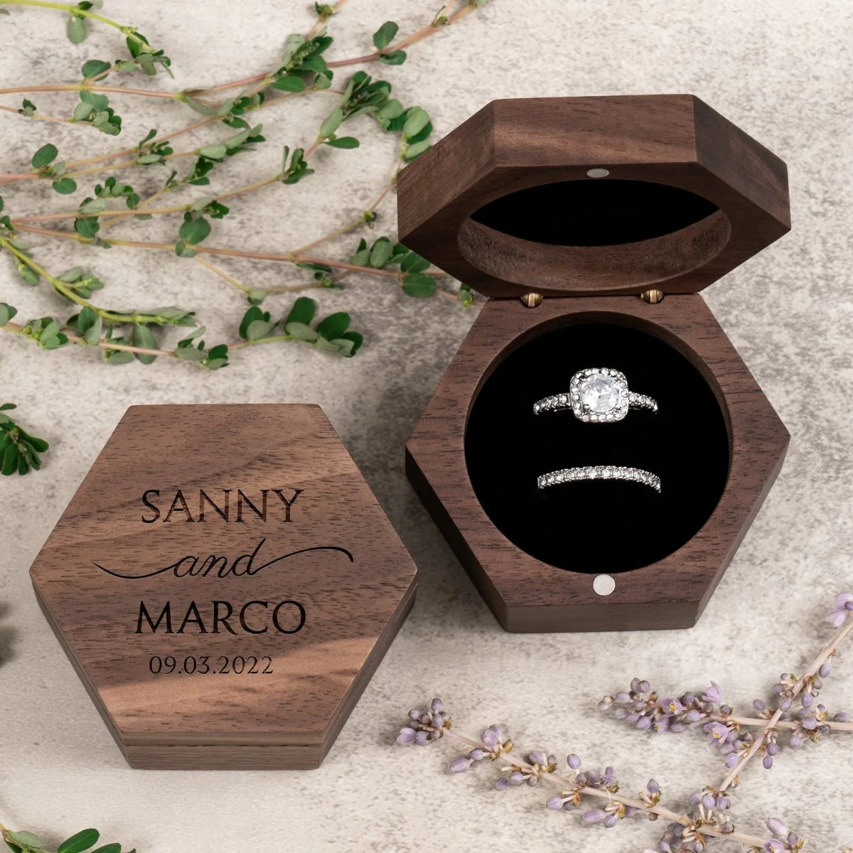 Harmony Hexagon Ring Box - Image 8