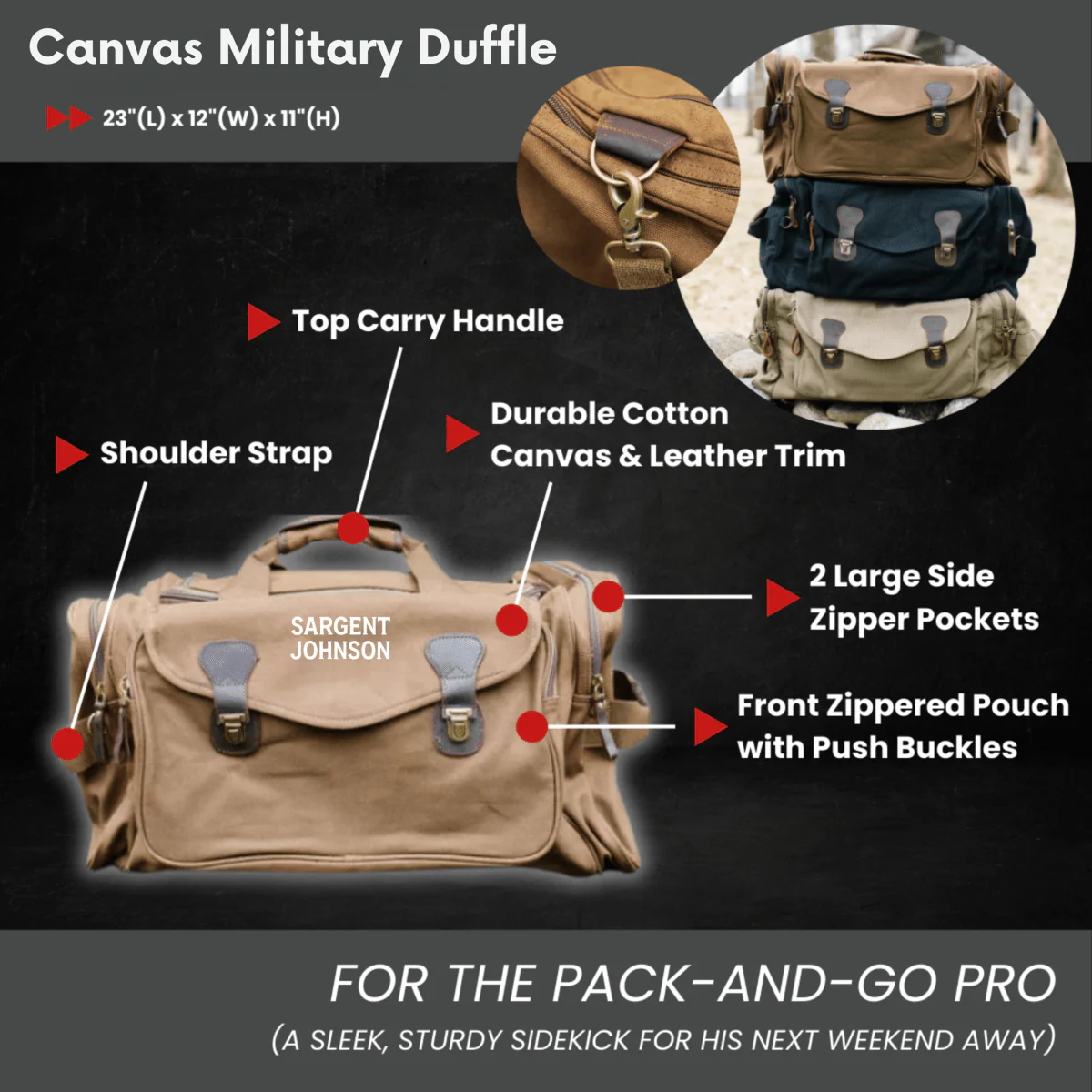 Heavy-Duty Military Duffle Bag - Image 5