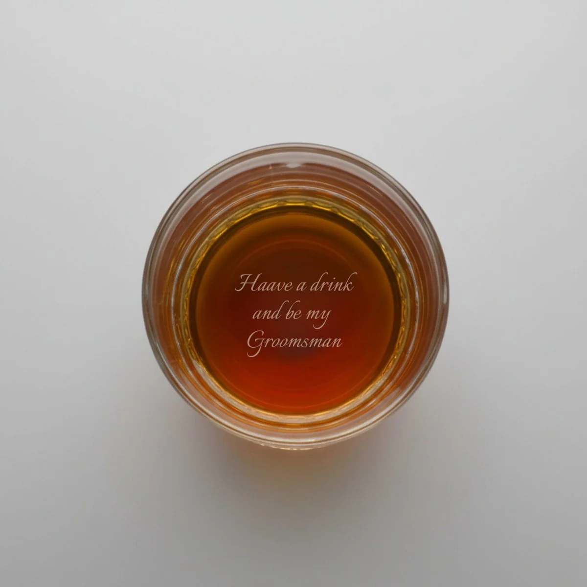Groomsmen Hidden Proposal Whiskey Glass - Image 4