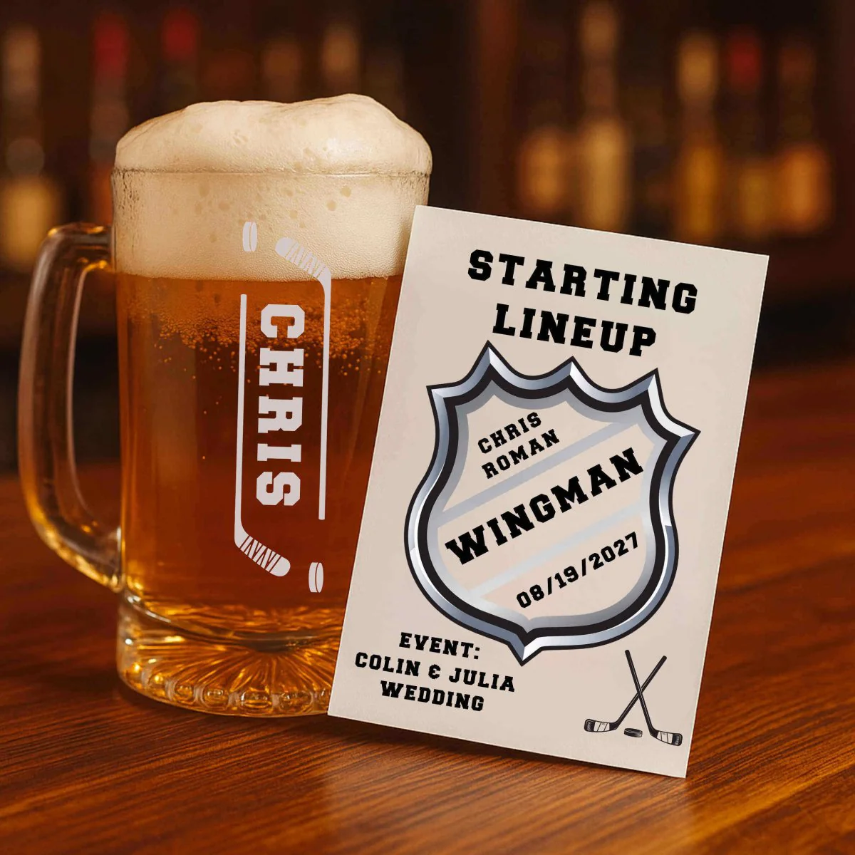 Hockey Groomsmen Proposal Set - Image 3