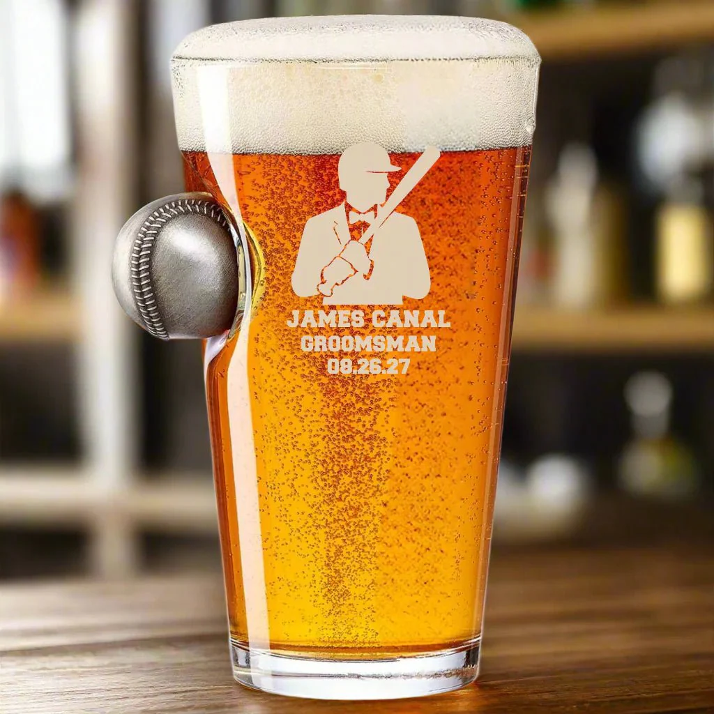 Home Run Groomsmen Pint - Image 2