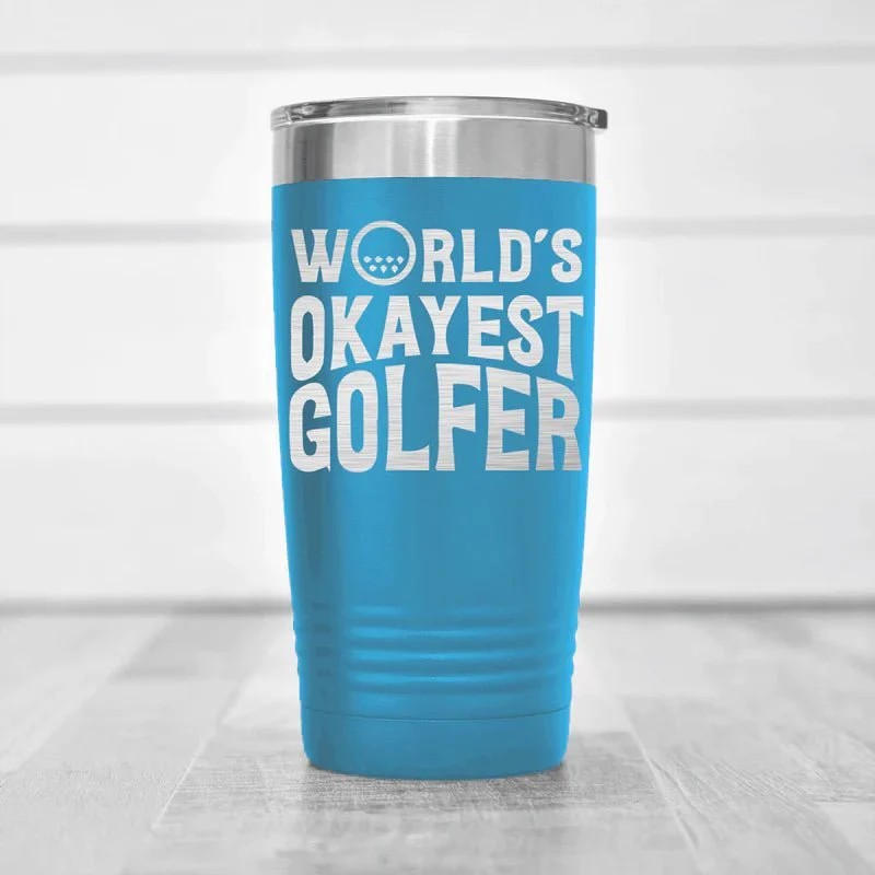 Insulated World's Okayest Tumbler - Image 3