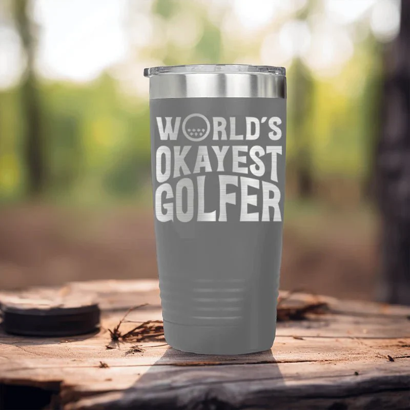 Insulated World's Okayest Tumbler - Image 5