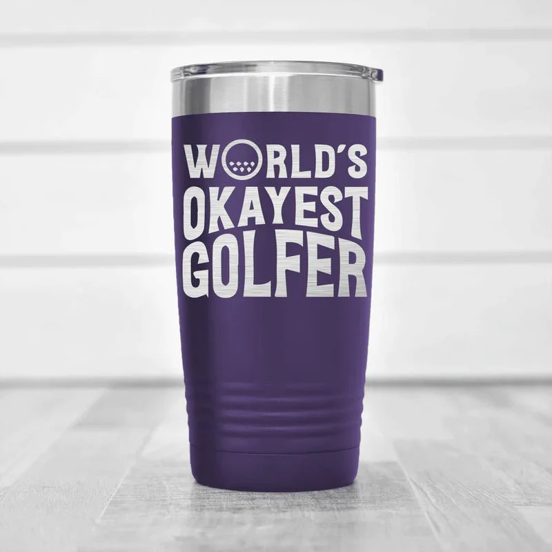 Insulated World's Okayest Tumbler - Image 6