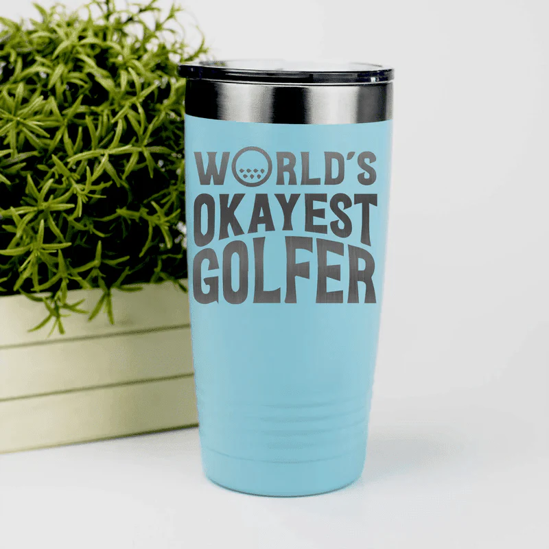 Insulated World's Okayest Tumbler - Image 8