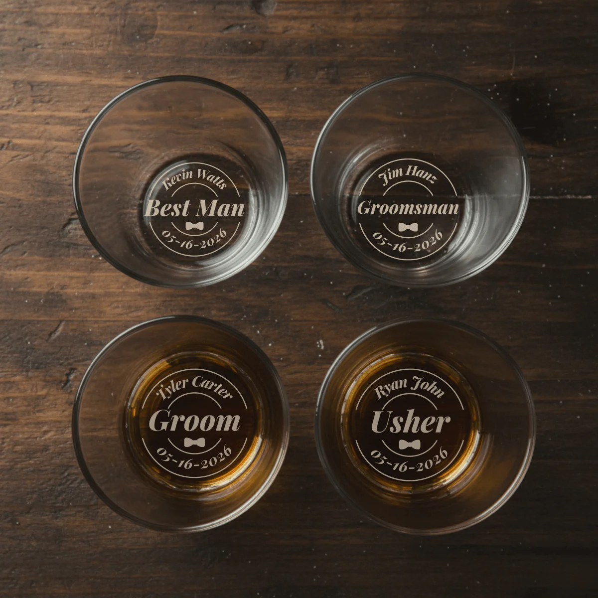 Last Call Groomsmen Whiskey Glass - Image 5