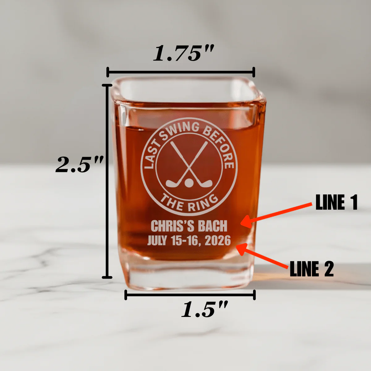Last Single Swing Shot Glass - Image 3