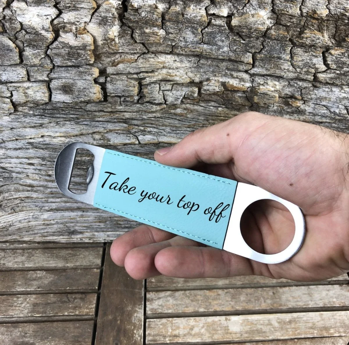 Leather Bottle Opener - Image 3